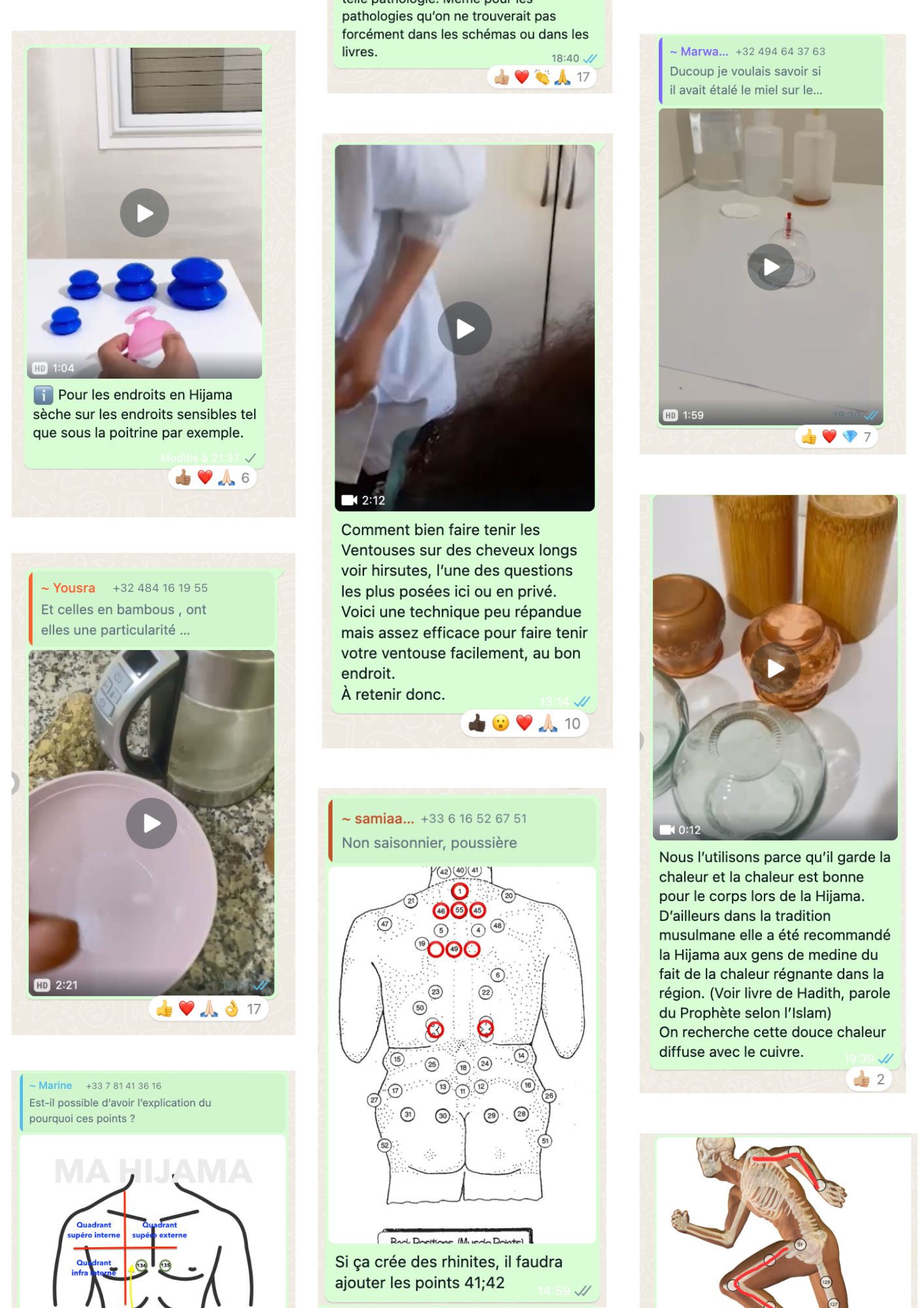 Aperçu du groupe privé Hijama